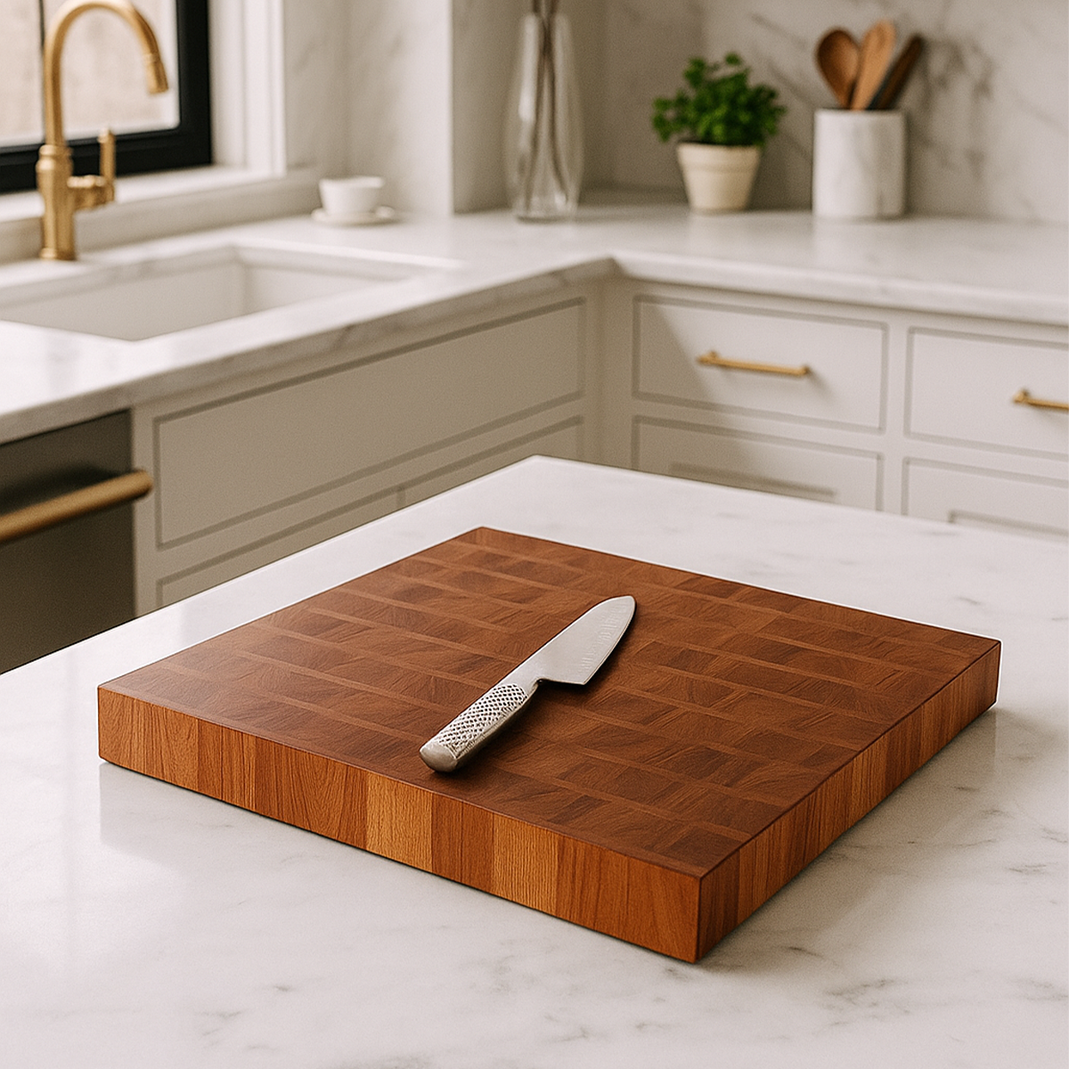 Cherry End Grain Brick Cutting Board "The Gormley"