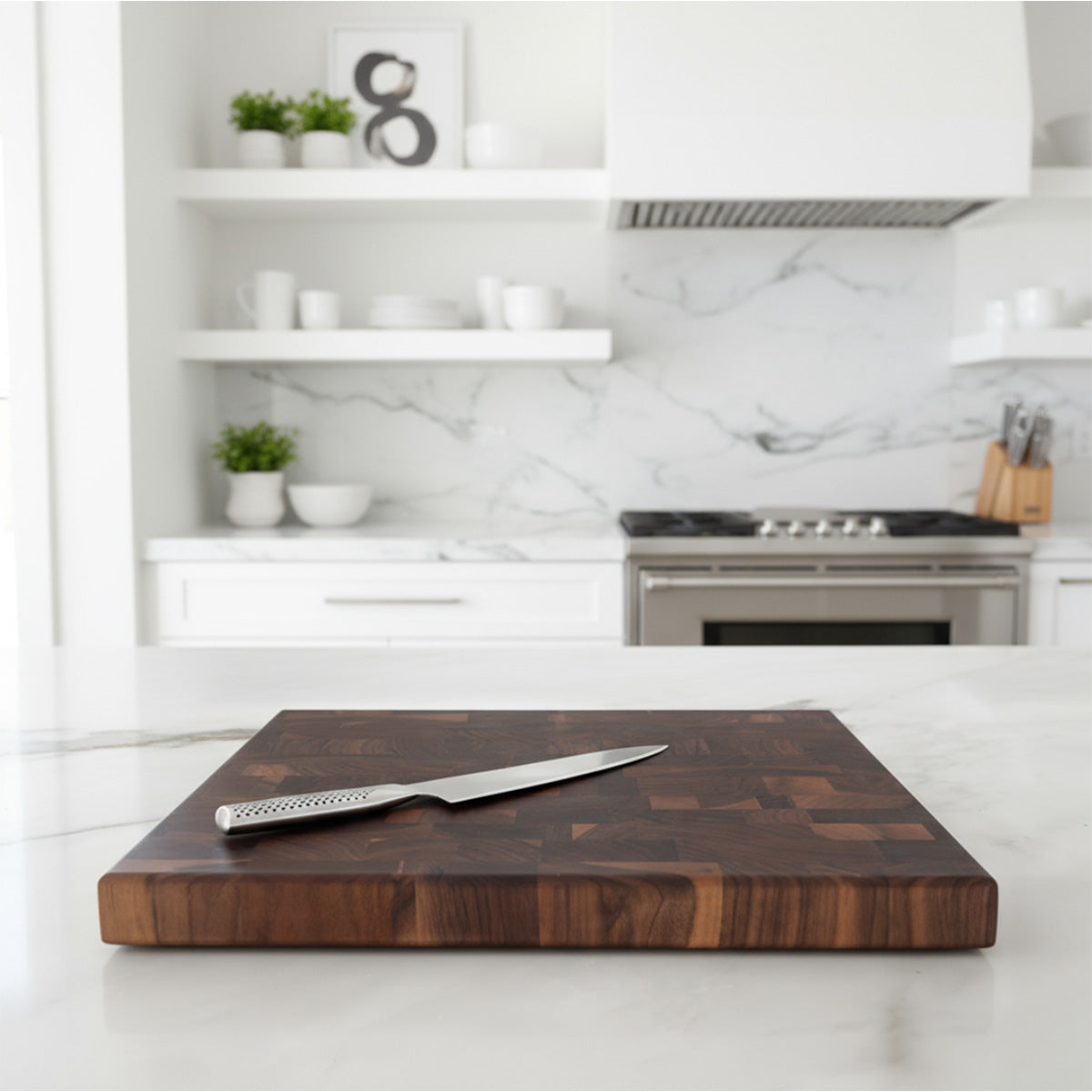 Walnut End Grain Cutting Board "The Beaumont"