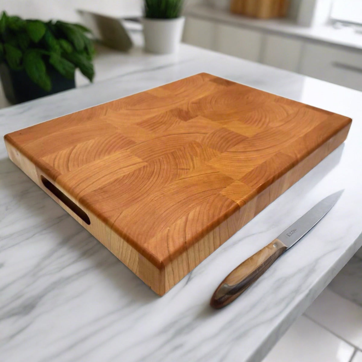 Cherry End Grain Chaos Cutting Board "The Price"