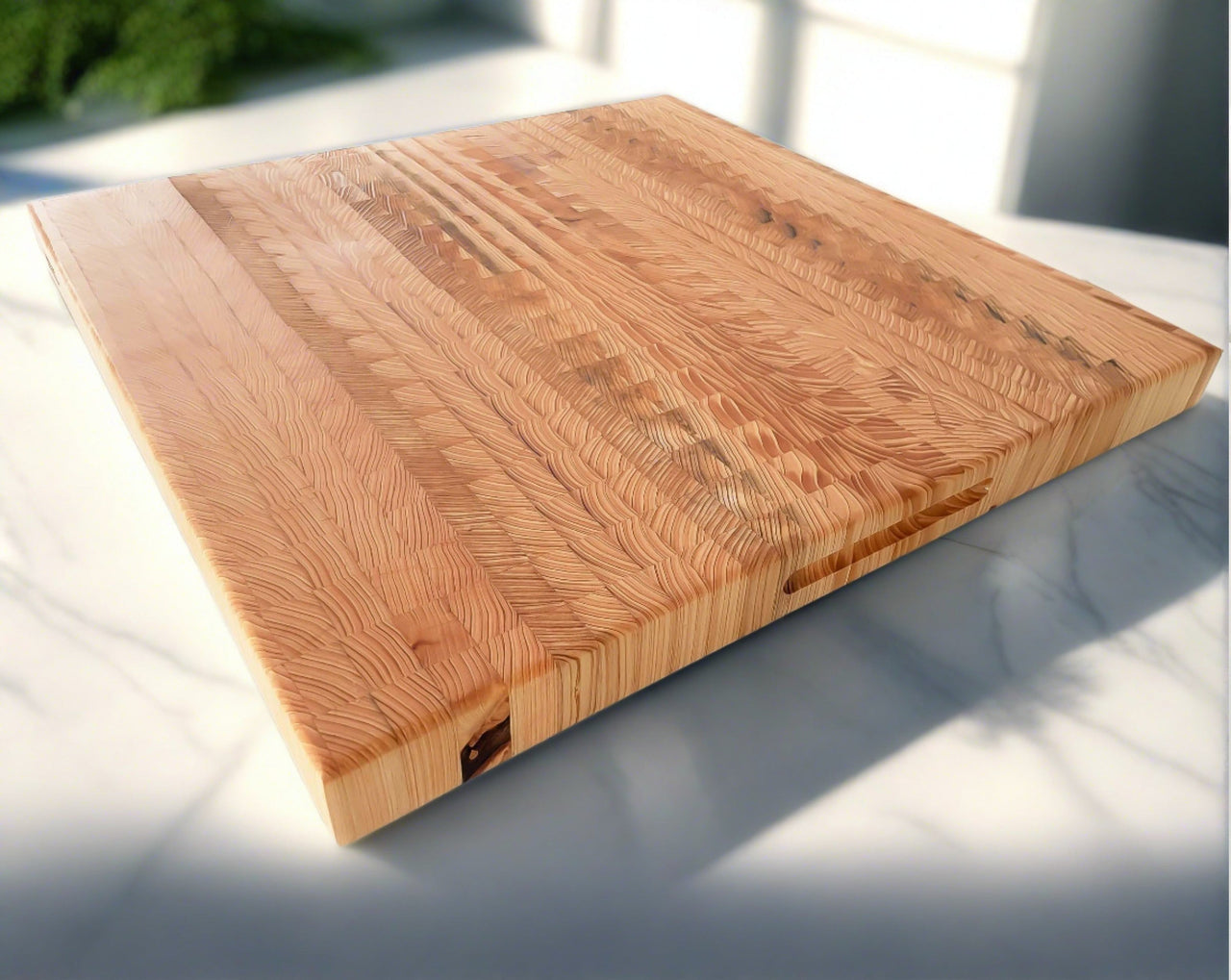 Cypress End Grain Cutting Board "The Parkwood"