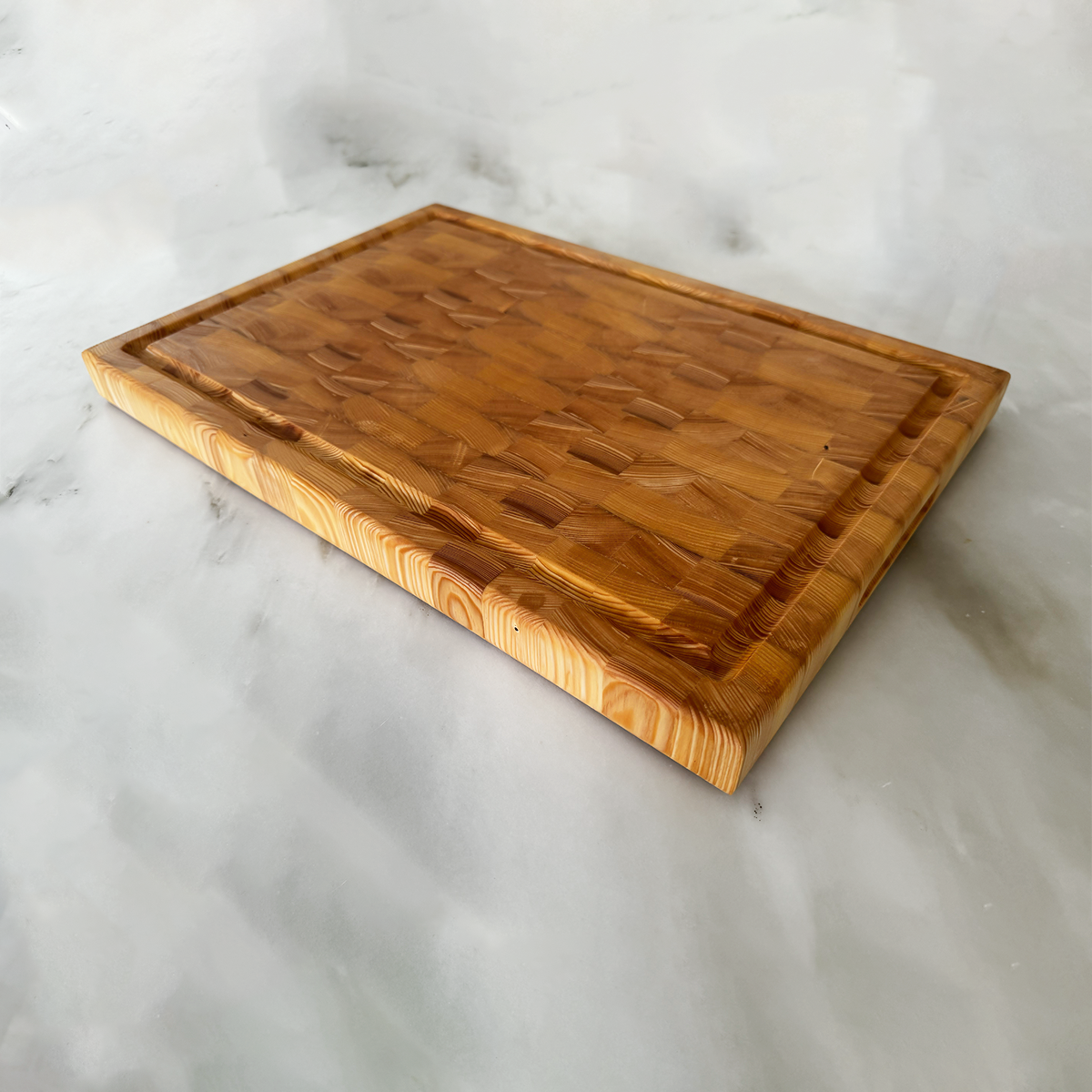 Cypress End Grain Cutting Board "The Pricefield"