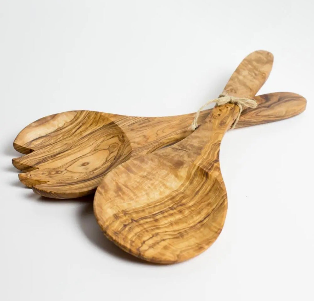 Olive Wood Salad Servers