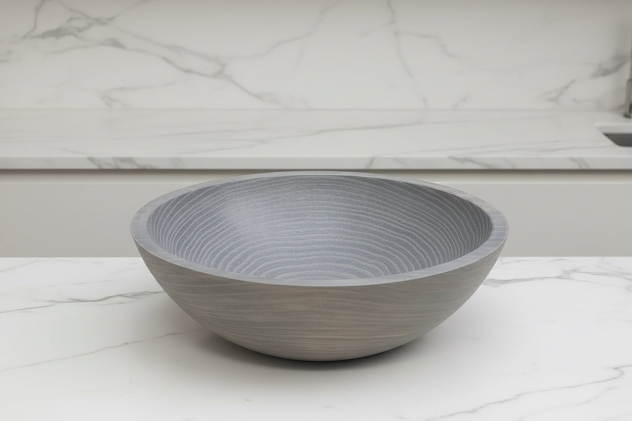 15” Driftwood Oak Salad Bowl