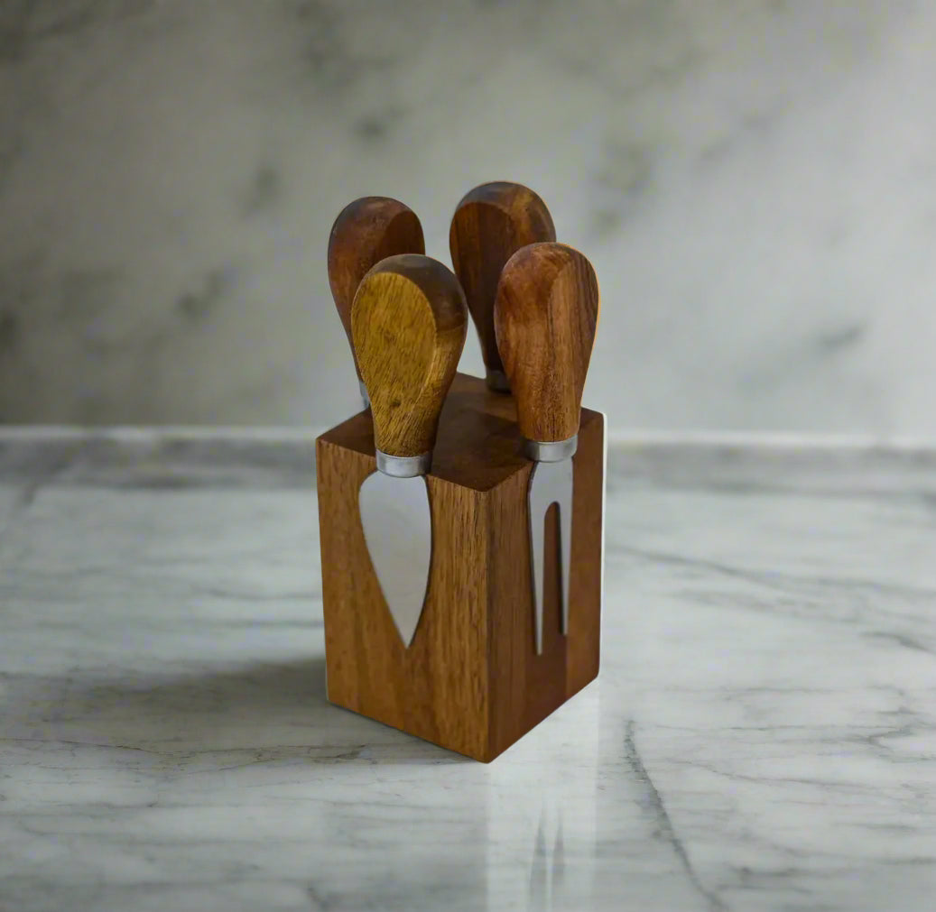 Magnetic Acacia Wood Block