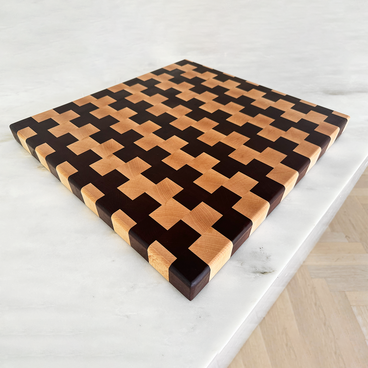 Toasted Maple + Maple End Grain Cutting Board "The Maple"