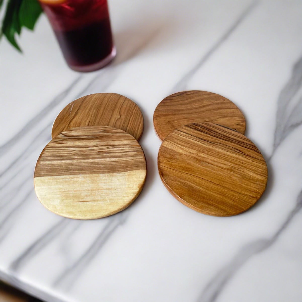 Olive Wood Coasters