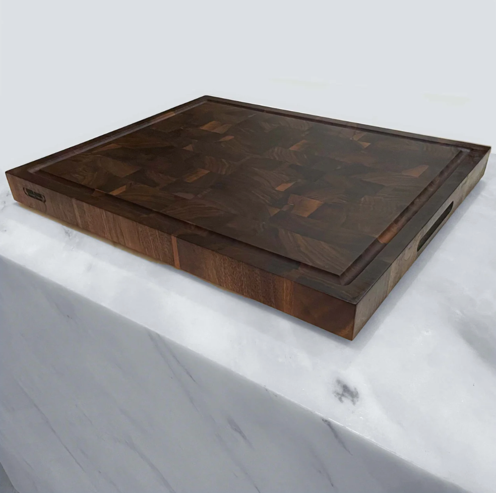 Walnut End Grain Butcher Block Cutting Board "The Beaumont XL"