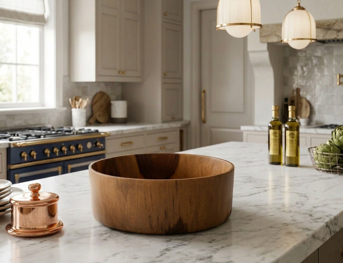 Teak Salad Bowl