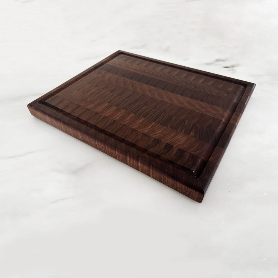 Walnut End Grain Butcher Block "The Hawthorne XL"