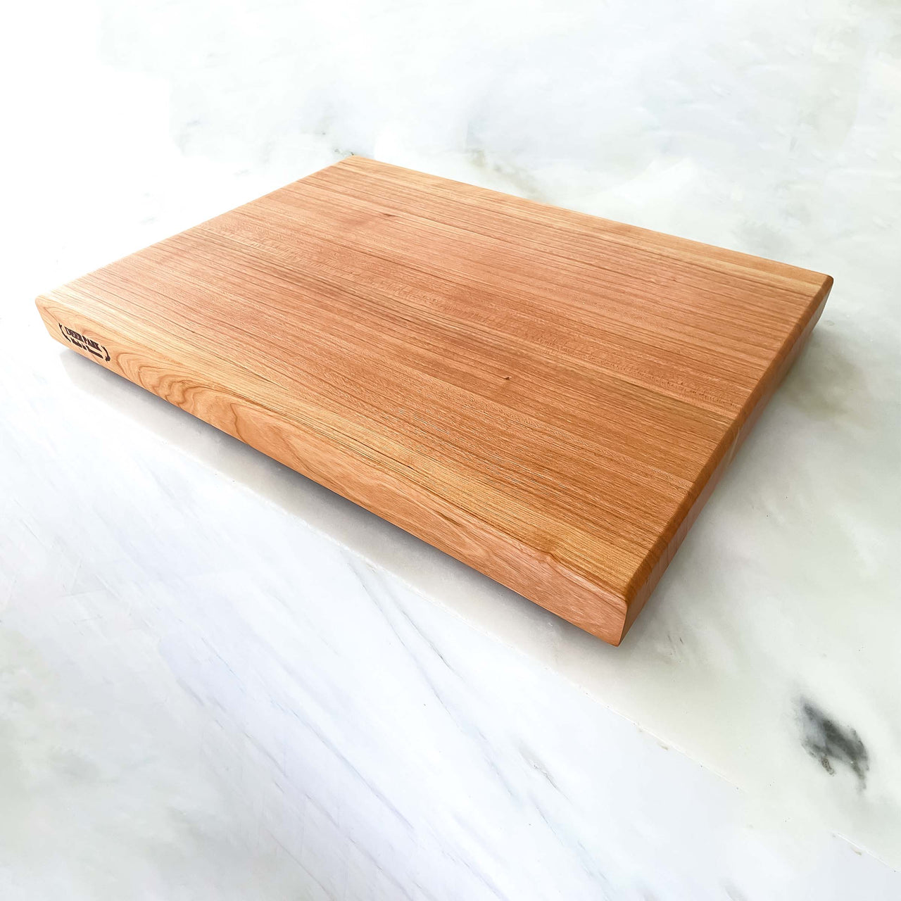 Set of Two Cherry Edge Grain Cutting Boards "The Danforth"