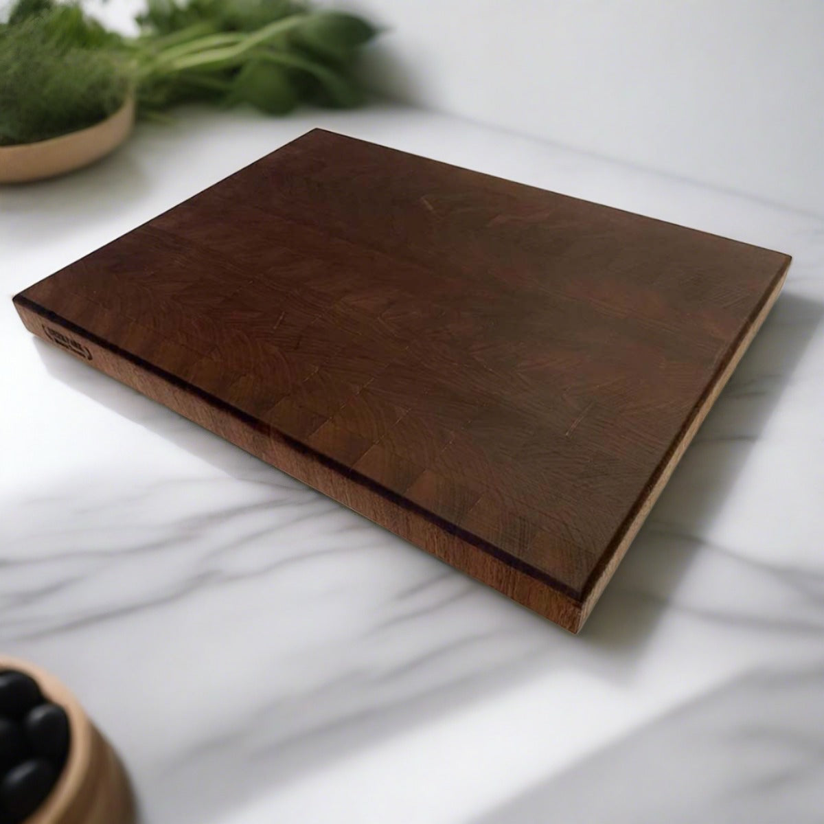 Walnut End Grain Cutting Board "The Hawthorne"