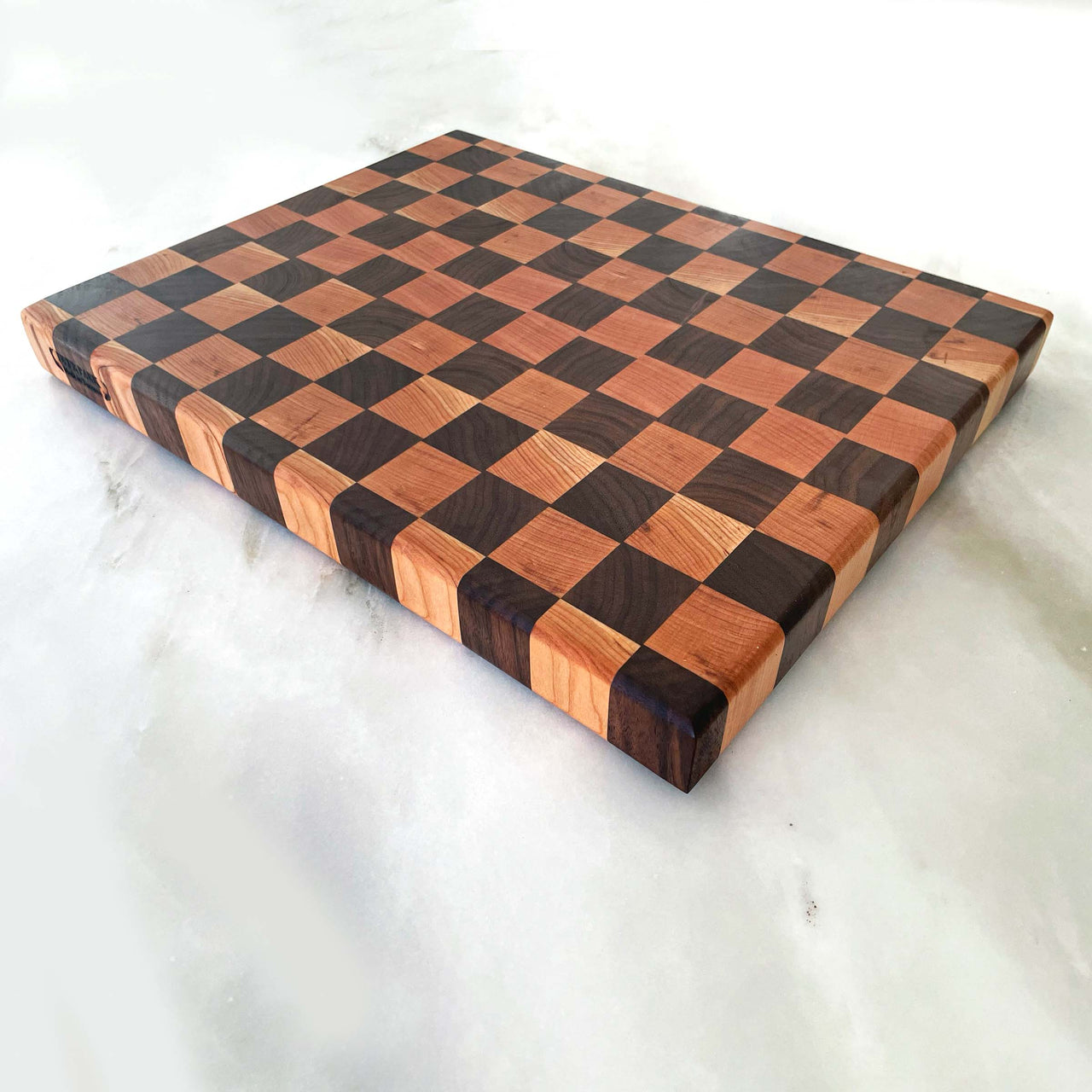Walnut + Cherry End Grain Cutting Board "The Highland"