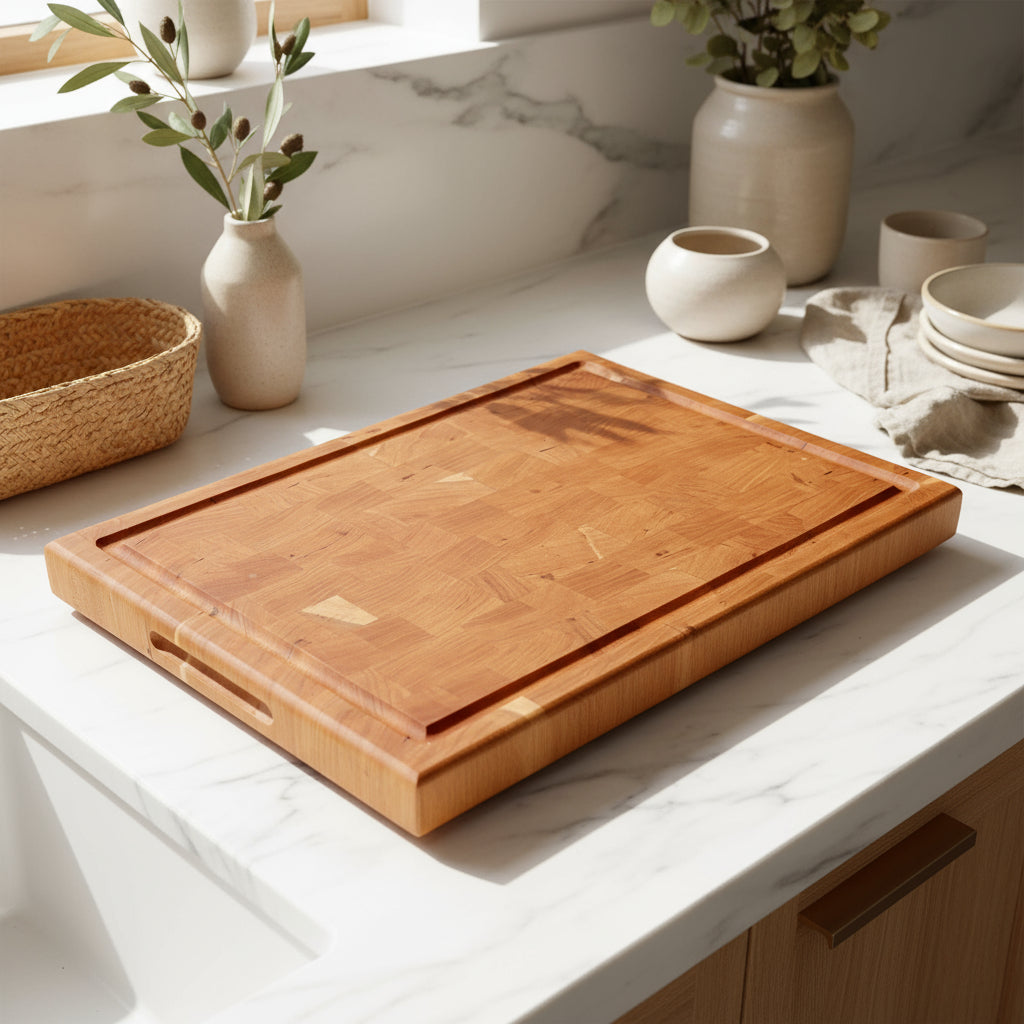 Cherry End Grain Cutting Board "The Lawton"