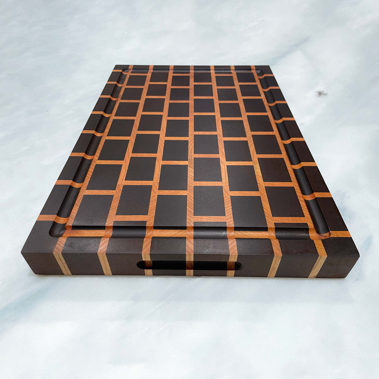 Toasted Maple + Cherry End Grain Cutting Board "The Lombard"