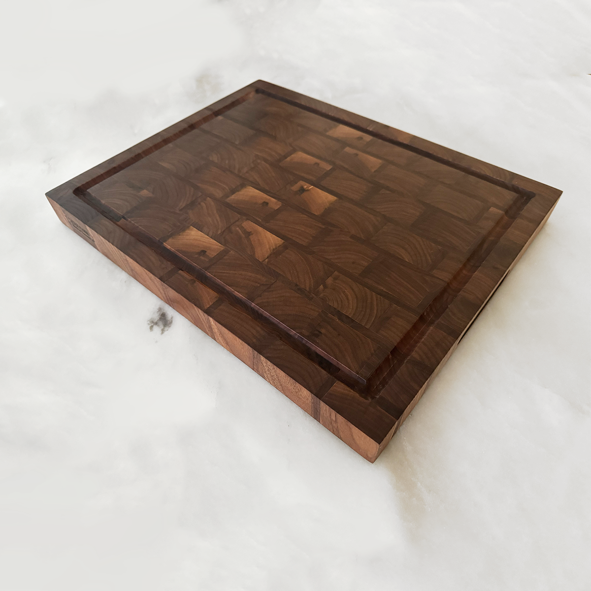 Walnut End Grain Brick Cutting Board "The Burnham"