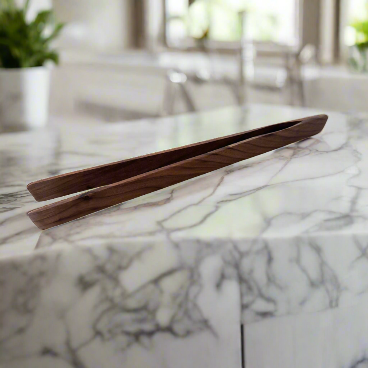 Walnut Toaster Tongs