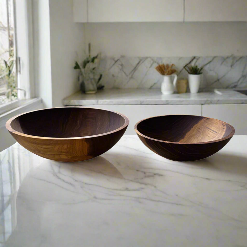 20" Walnut Salad Bowl