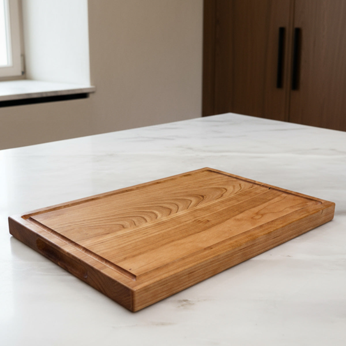 Cherry Edge Grain Cutting Board "The Danforth XL"