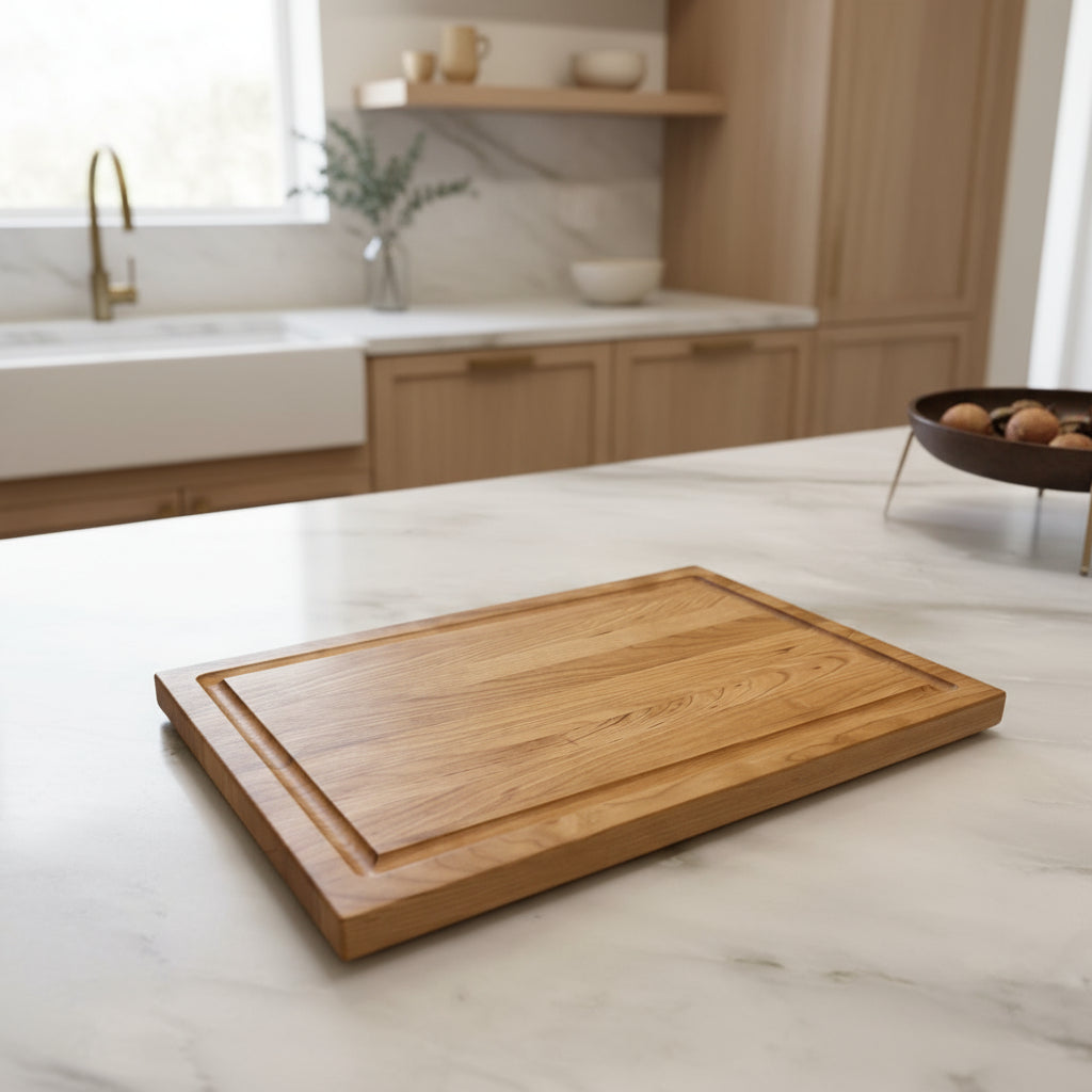 Cherry Edge Grain Cutting Board "The Danforth Thin"