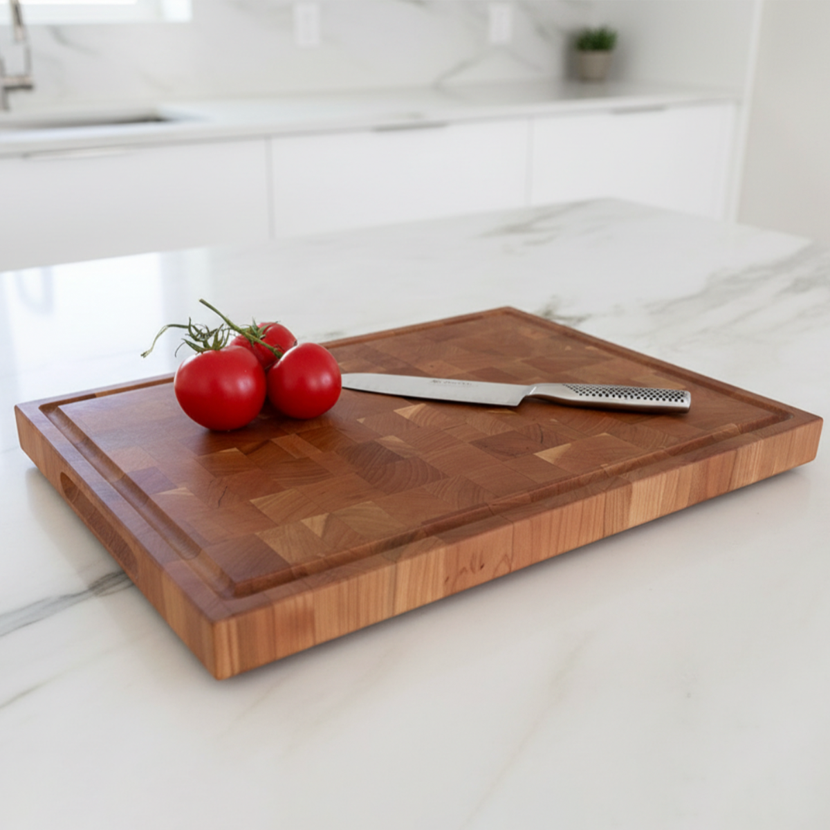 Cherry End Grain Cutting Board "The Price XL" 20"L x 15"W x 1.5"H