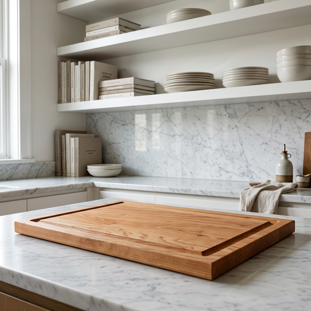 Cherry Edge Grain Cutting Board "The Danforth Thin"