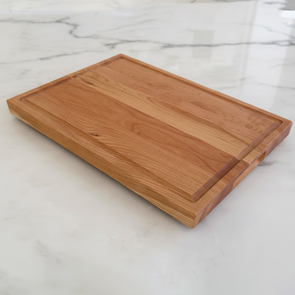 Cherry Edge Grain Cutting Board "The Danforth XL"