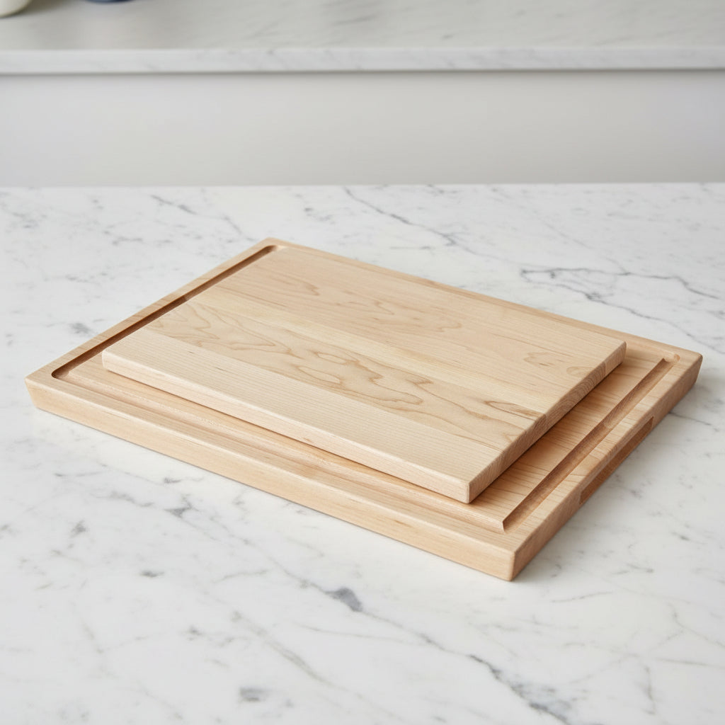 Set Of Two Maple Edge Grain Boards "The Dupont"