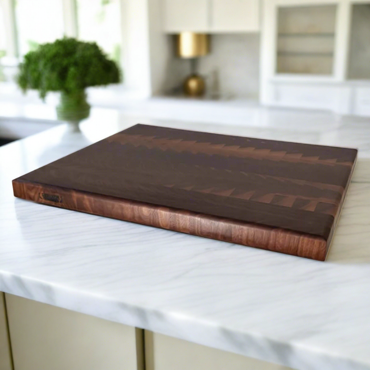 Walnut End Grain Butcher Block "The Hawthorne XL"