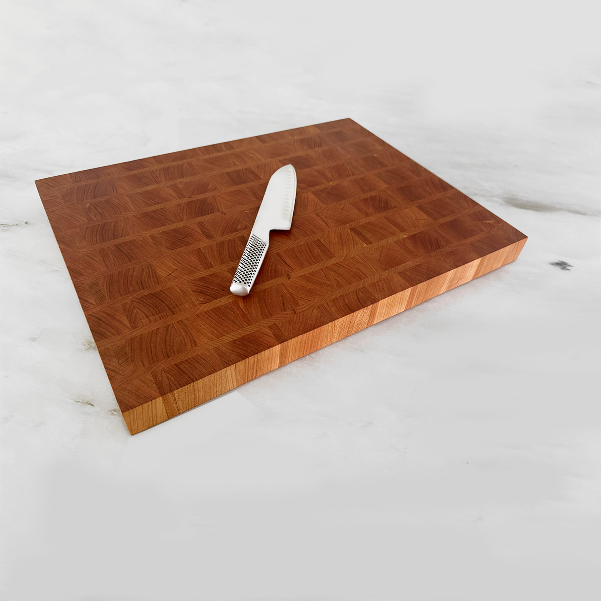 Cherry End Grain Brick Cutting Board