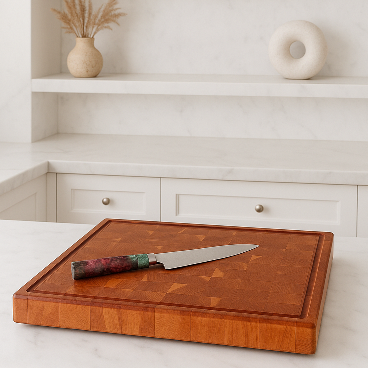 Cherry End Grain Cutting Board "The Lawton"