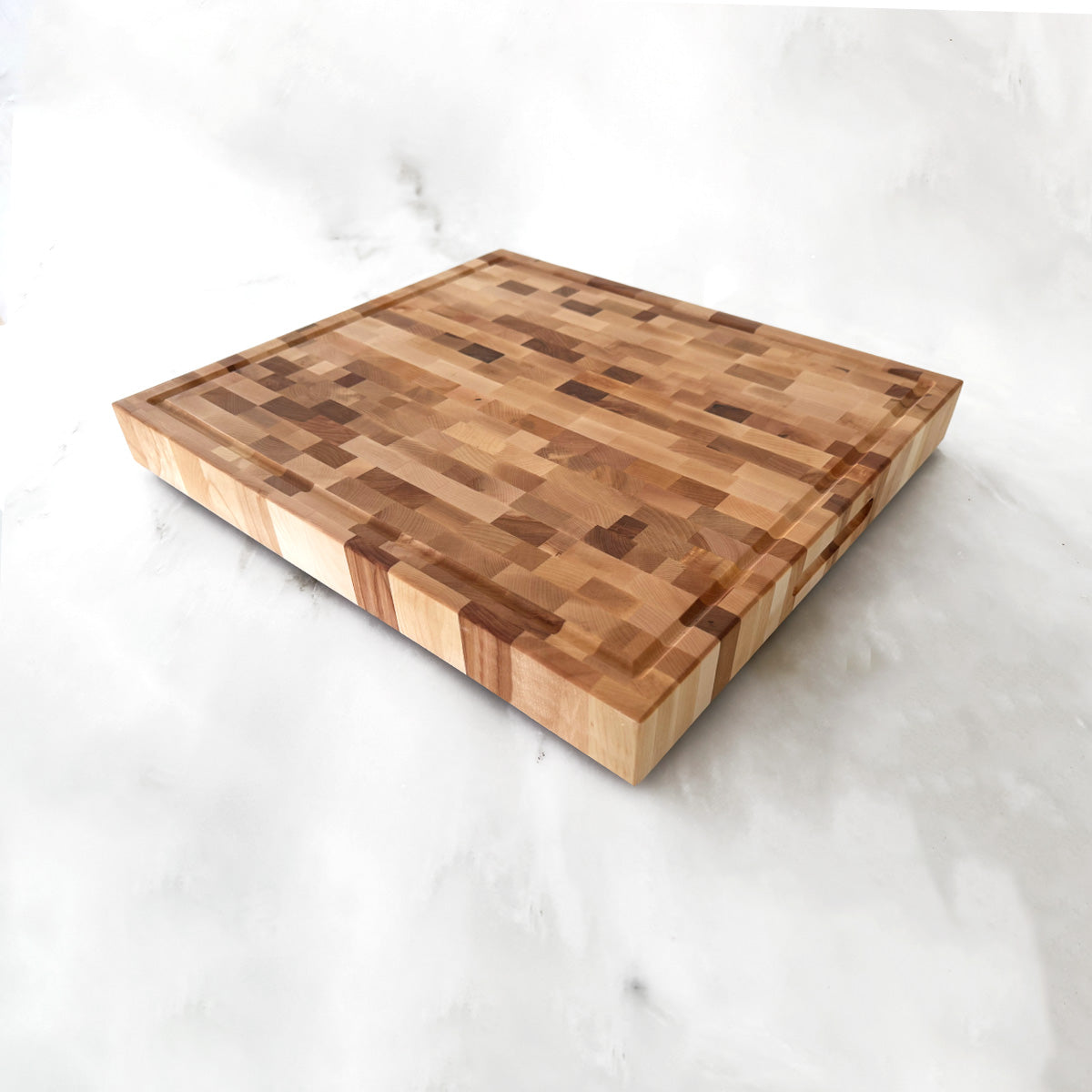 Maple End Grain Chaos Cutting Board
