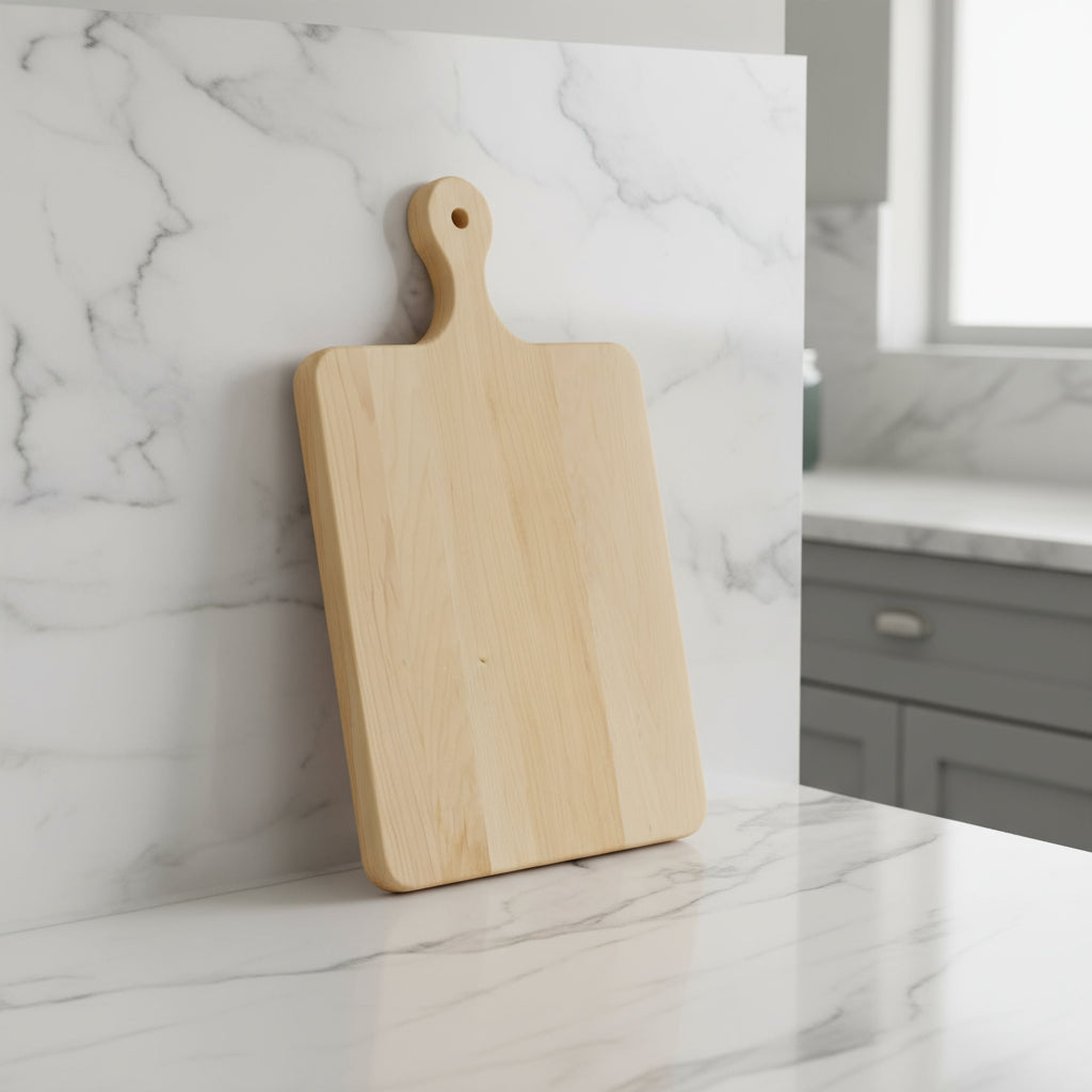 Maple Charcuterie Board + Cutting Board with Handle