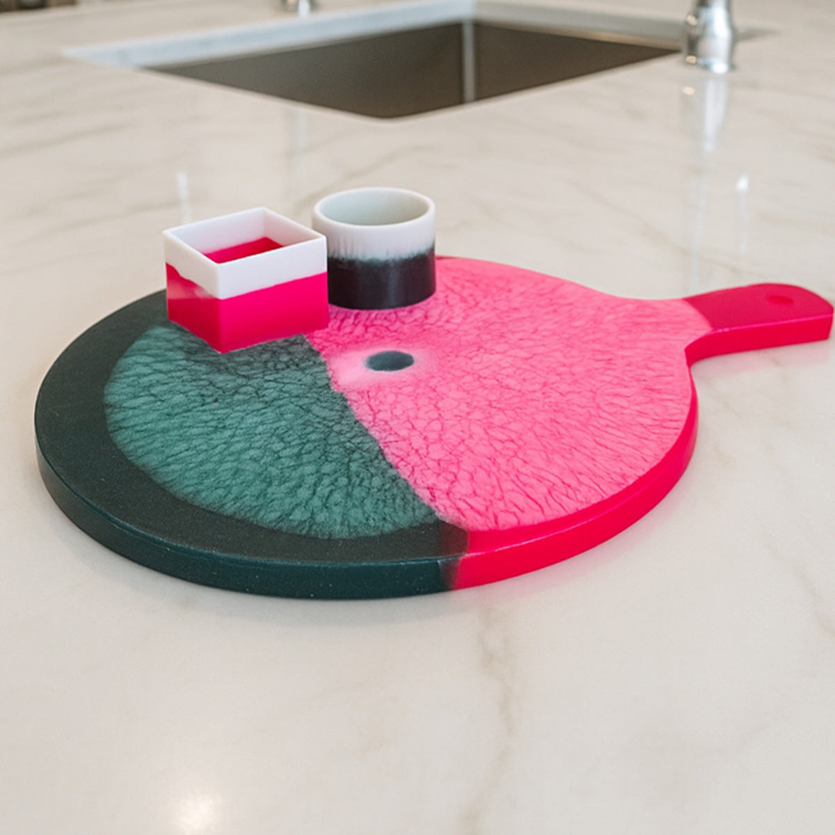 Resin At The Disco Charcuterie Board - Pink
