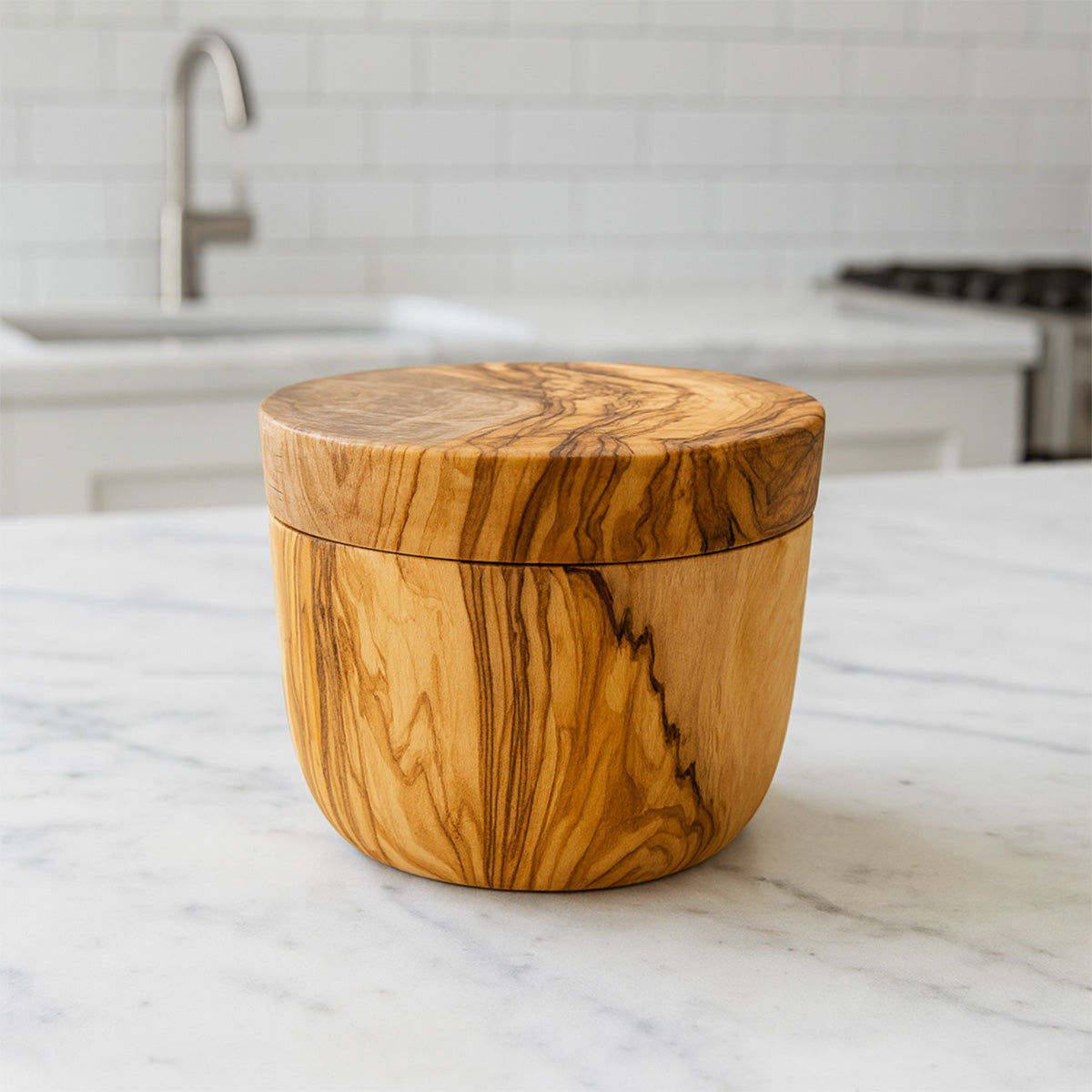 Olive Wood Salt Cellar