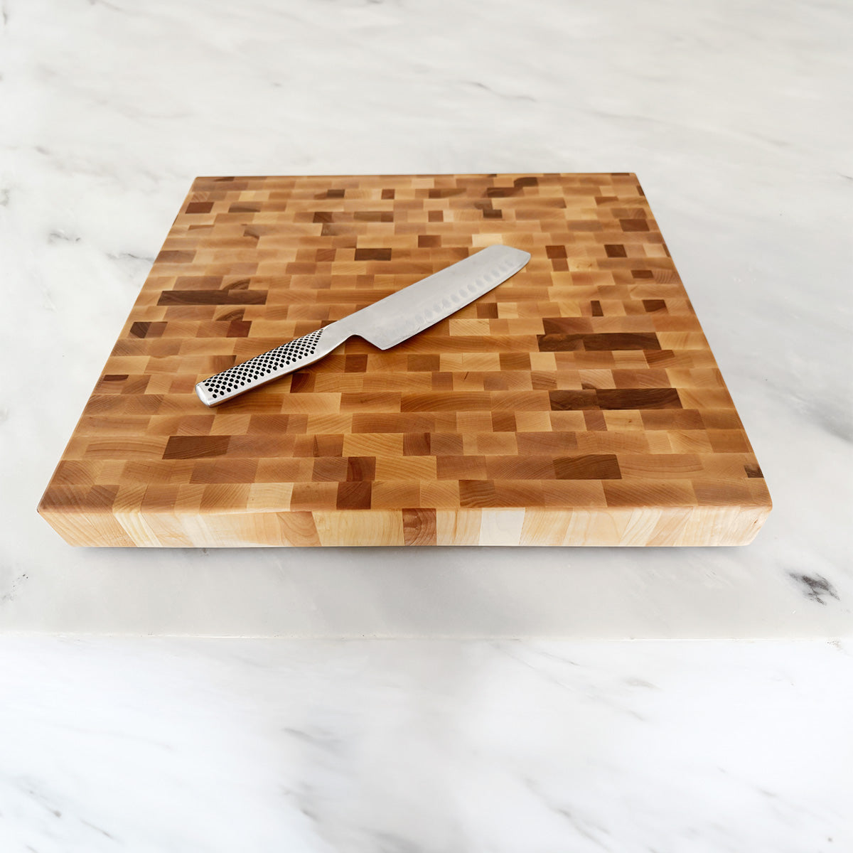 Maple End Grain Chaos Cutting Board