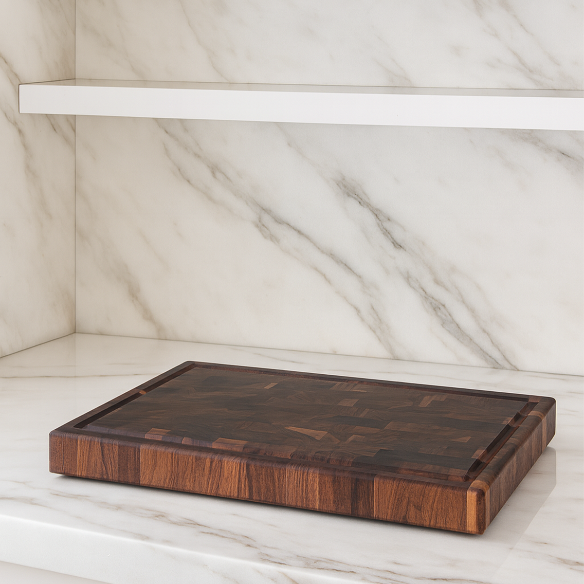 Walnut End Grain Cutting Board "The Beaumont"
