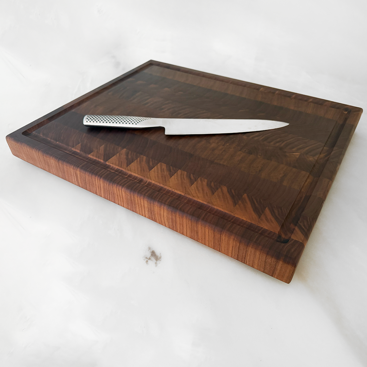 Limited Edition- Walnut End Grain Cutting Board "The Hawthorne"