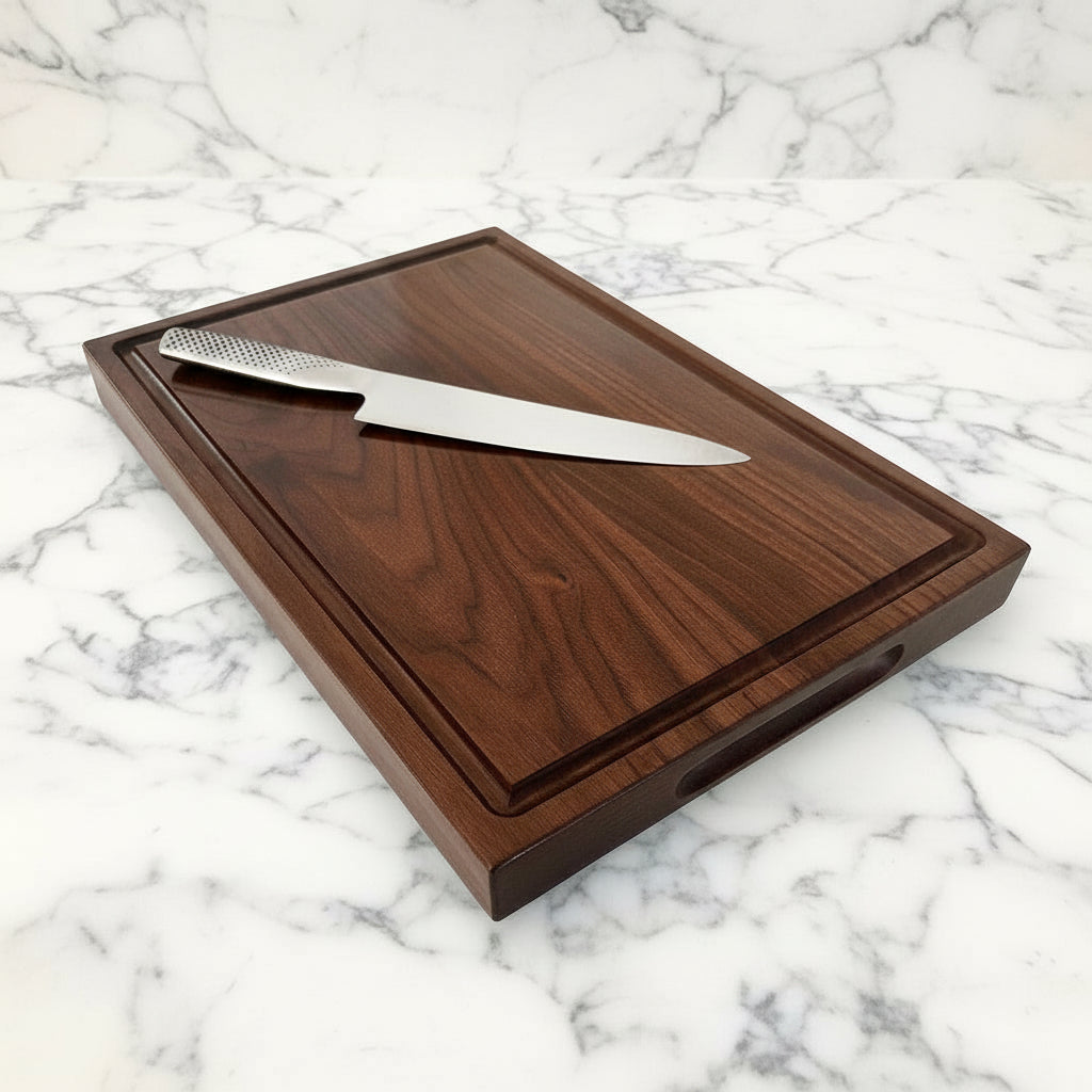 Walnut Edge Grain Cutting Board "The Roxborough"
