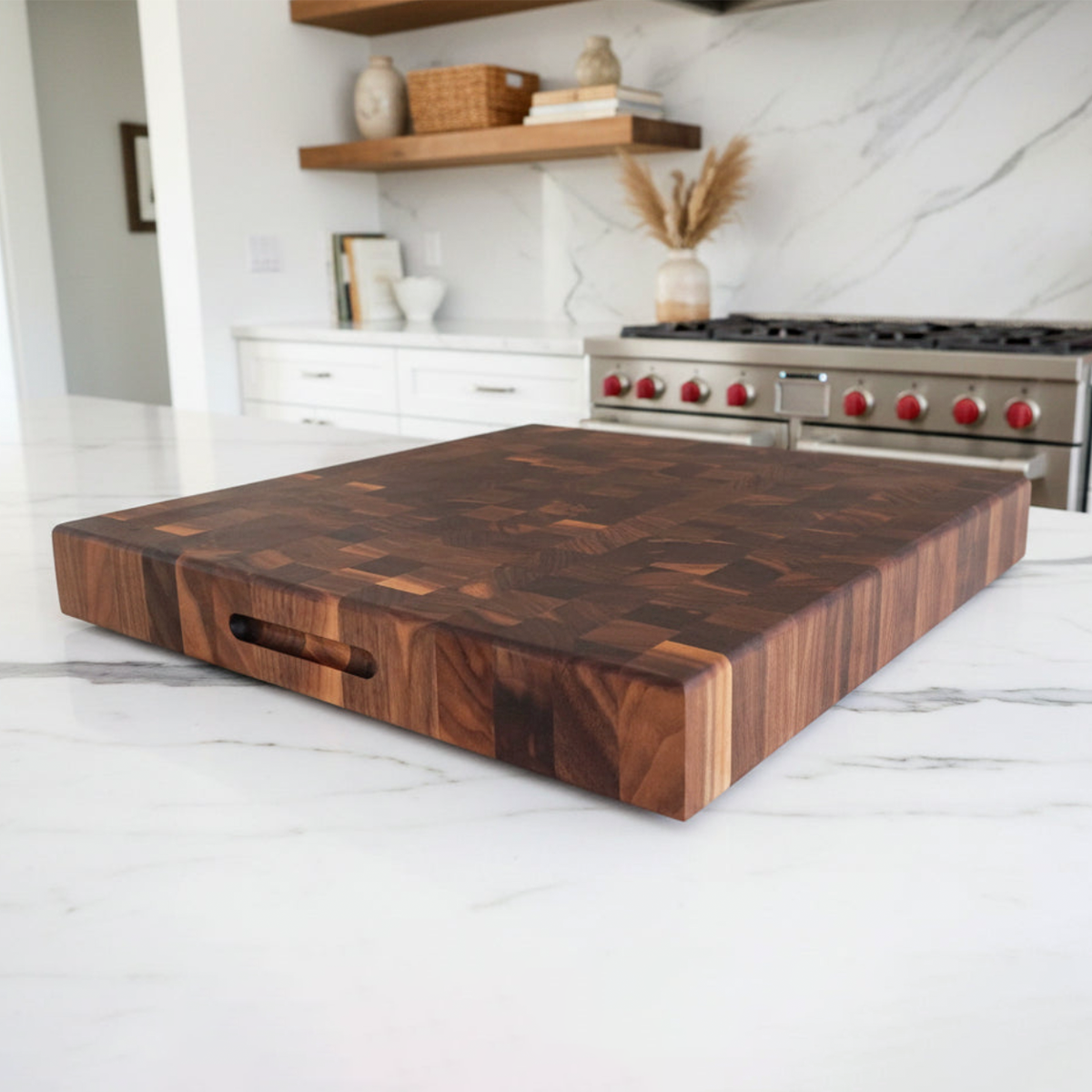 Walnut End Grain Butcher Block "The Beaumont XXL"