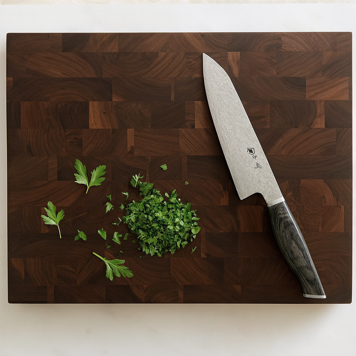 Walnut End Grain Cutting Board "The Beaumont"