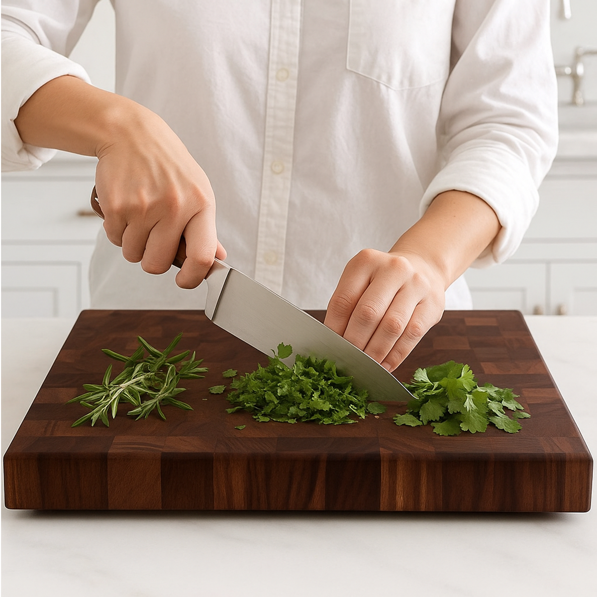 Walnut End Grain Cutting Board "The Beaumont"