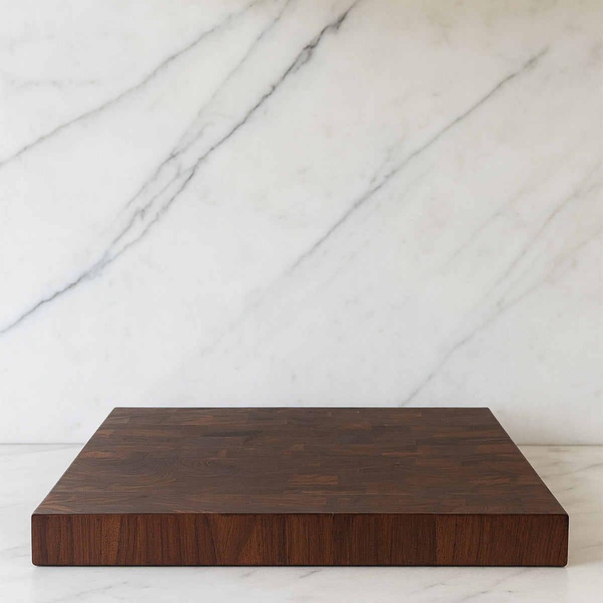 Walnut End Grain Cutting Board "The Beaumont" 13"L x 13"W x 1.5"H