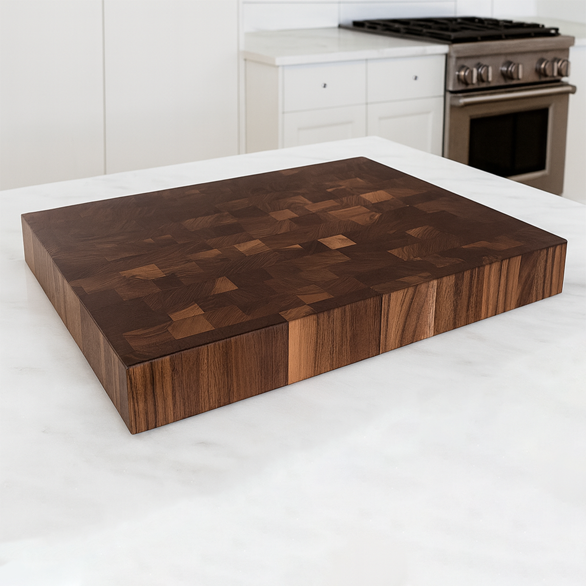 Walnut End Grain Butcher Block "The Beaumont XXL"