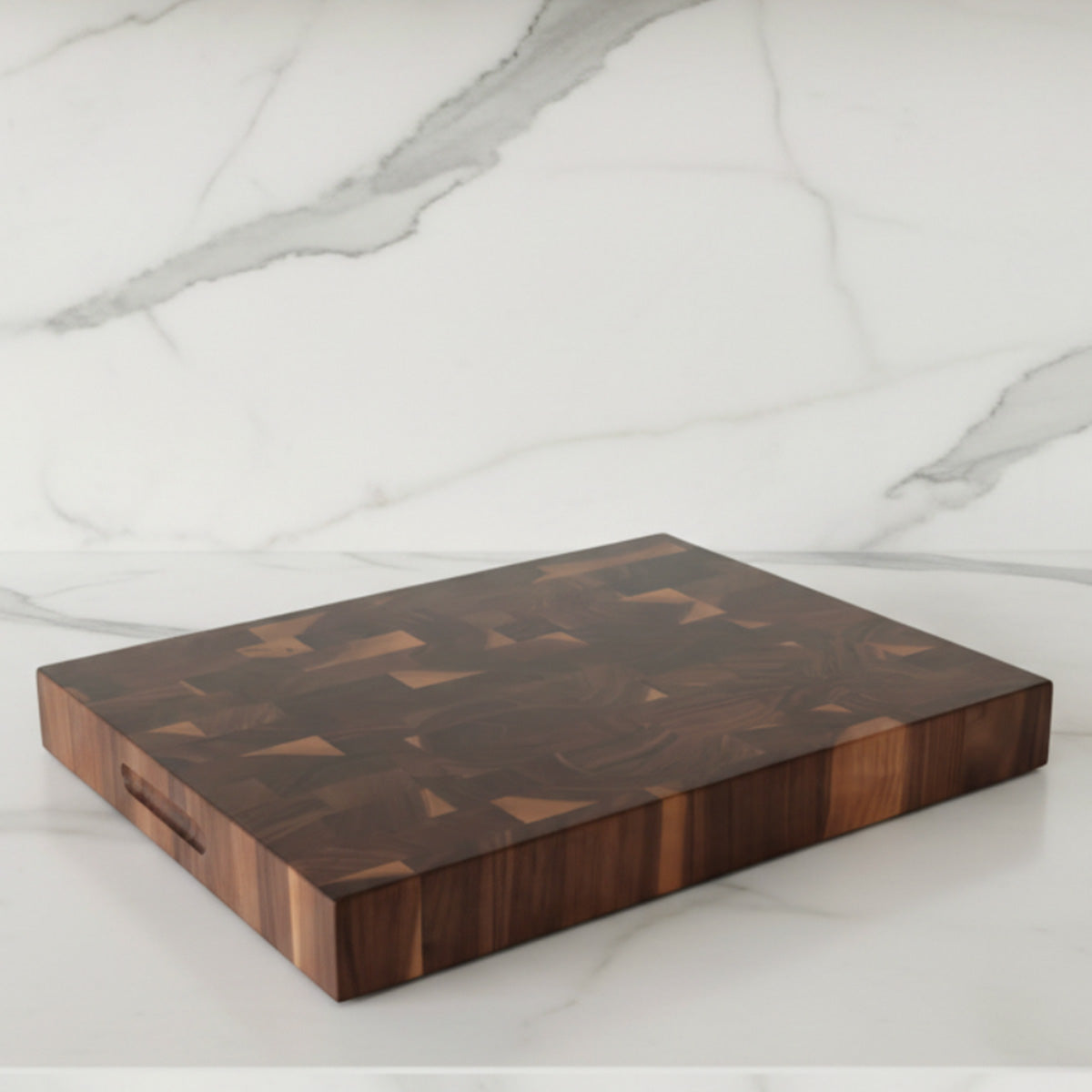 Walnut End Grain Butcher Block Cutting Board "The Beaumont XL"