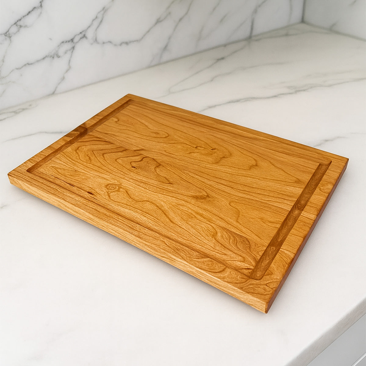 Cherry Edge Grain Cutting Board "The Danforth Thin"