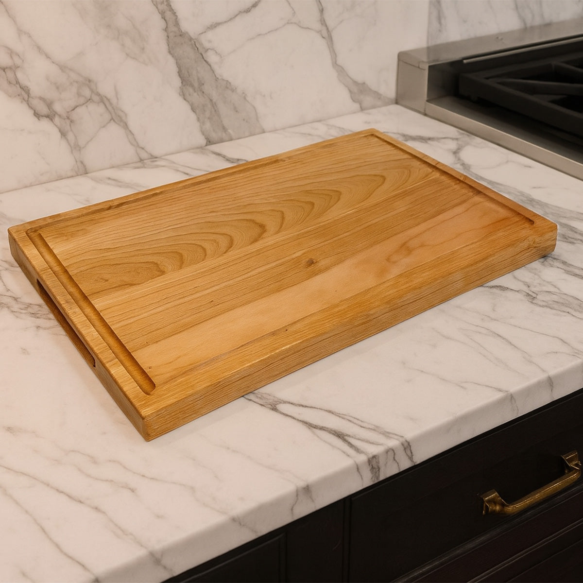 Cherry Edge Grain Cutting Board "The Danforth XL"