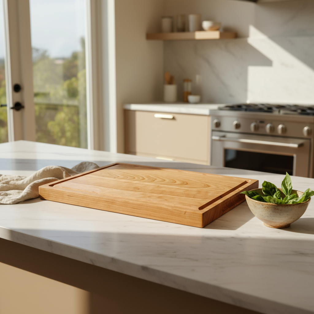 Cherry Edge Grain Cutting Board "The Danforth XL"