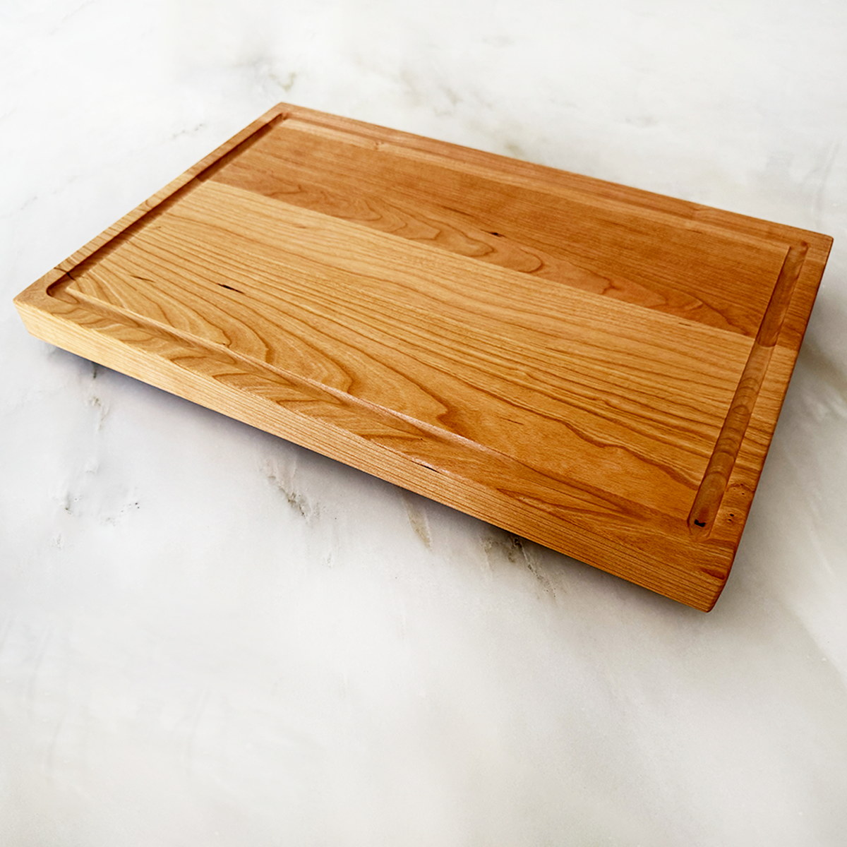 Cherry Edge Grain Cutting Board "The Danforth XL"