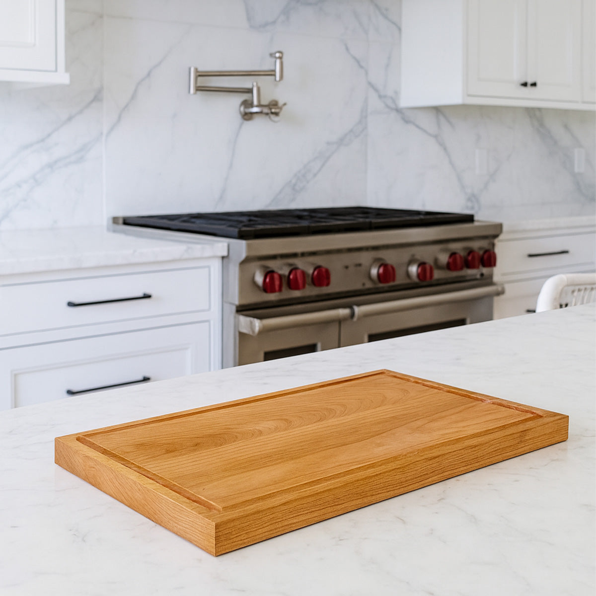 Cherry Edge Grain Cutting Board "The Danforth XL"