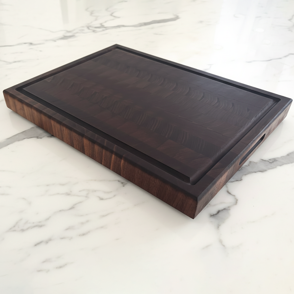 Walnut End Grain Butcher Block "The Hawthorne XL"